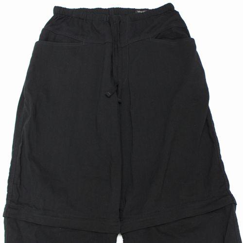 COMOLI コモリ 26SS オックス コンバーティブルパンツ 1 ブラック