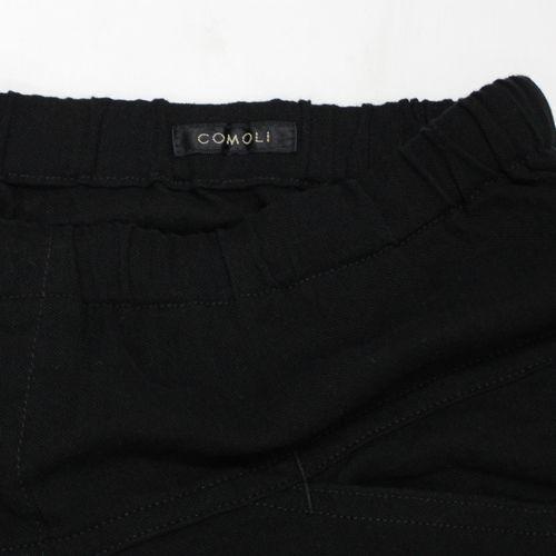 COMOLI コモリ 26SS オックス コンバーティブルパンツ 1 ブラック