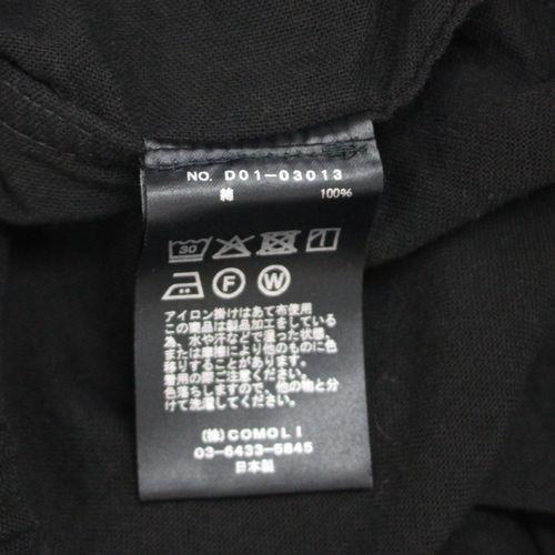 COMOLI コモリ 26SS オックス コンバーティブルパンツ 1 ブラック
