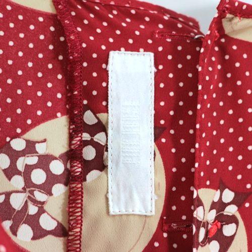PINK HOUSE ピンクハウス Vintage 帽子柄 ワンピース レッド : a132102 