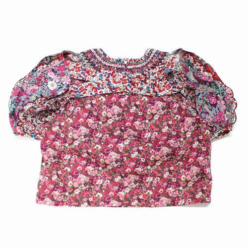 rurumu: 縷縷夢兎 ルルムウ 22SS Liberty attached sleeve top rurumu: 縷縷夢兎 ルルムウ 22SS Liberty attached sleeve top