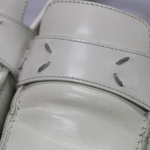 Maison Margiela 22 メゾン マルジェラ レザー ローファー 35 ホワイト 