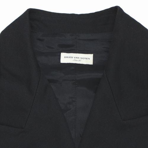 DRIES VAN NOTEN ドリス ヴァン ノテン ロング ベスト 36 ブラック