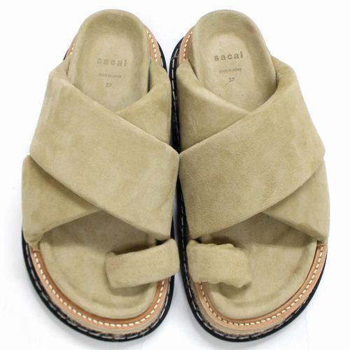 sacai サカイ 23SS Multiple Sole Sandals クロスストラップ  