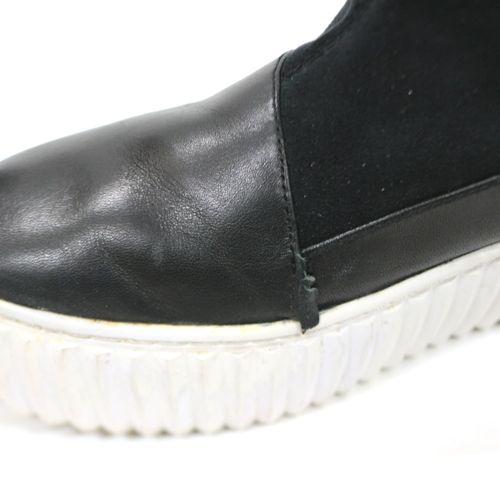 ISSEYMIYAKE × un コラボ ショートブーツ ブラック 37 ISSEYMIYAKE