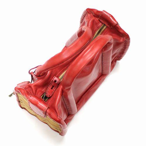 ebagos エバゴス ボストンバッグ レッド : unstitch Yahoo!店