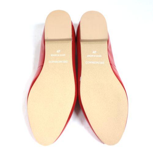 未使用　DELMONACO エナメルシューズ DELMONACO デルモナコ V-pumps / enamel エナメルパンプス 23