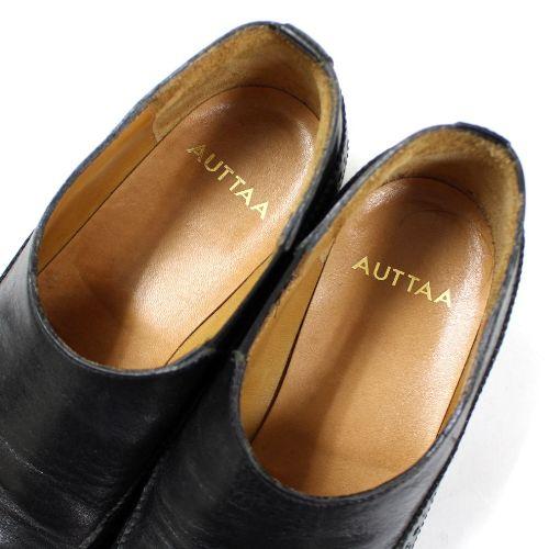 AUTTAA アウッタ メダリオンシューズ 35 ブラック : a139047 