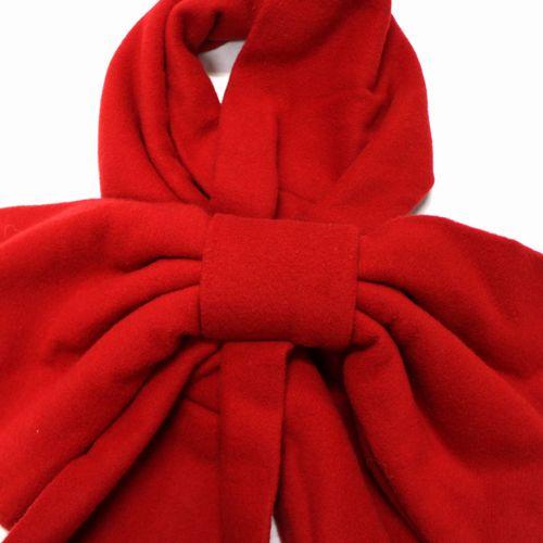 HEIHEI ヘイヘイ リボンマフラー レッド : unstitch Yahoo!店 - 通販