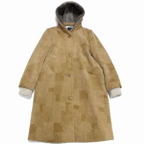 ミナ　ペルホネン　コート land puzzle minaperhonen ミナペルホネン 15AW land puzzle コート 40 ベージュ