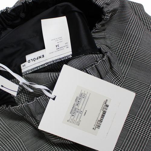ENFOLD エンフォルド 24AW STRAIGHT-WIDE PANTS ストレートワイド