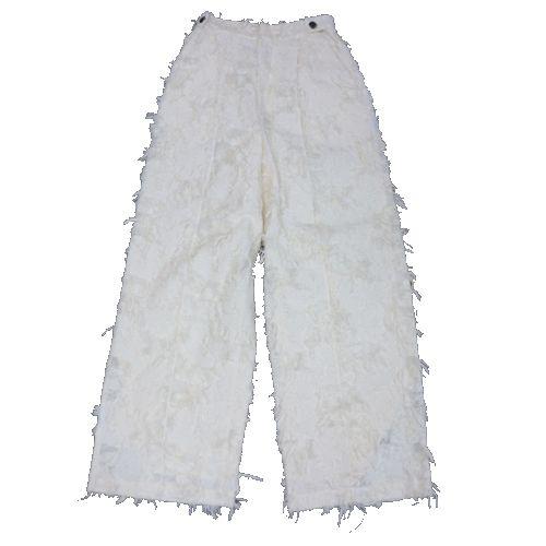 MAISON SPECIAL メゾンスペシャル 24AW Cut Fringe Jacquard Pants