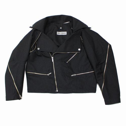 ISSEY MIYAKE イッセイミヤケ ライダースジャケット 2 ブラック