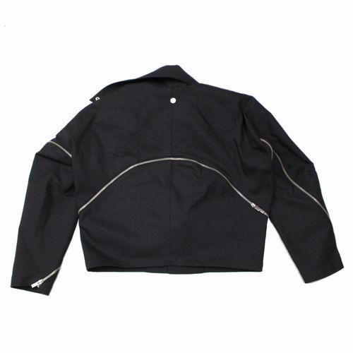 ISSEY MIYAKE イッセイミヤケ ライダースジャケット 2 ブラック