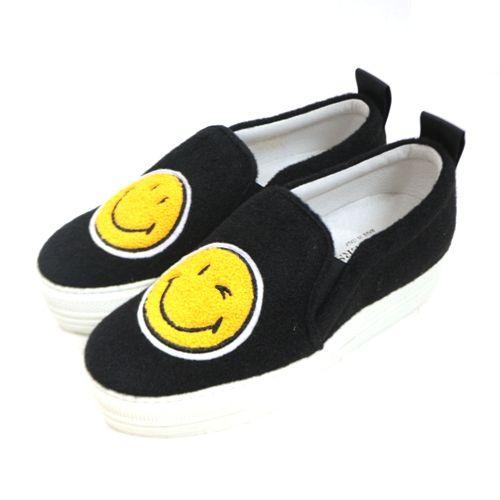 Joshua SANDERS ジョシュアサンダース FELT SMILE スマイル スリッポン 