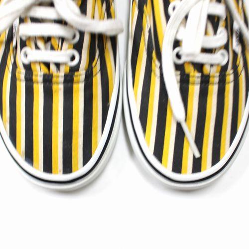 KENZO × VANS ケンゾー ヴァンズ AUTHENTIC ストライプ KENZO イエロー スニーカー