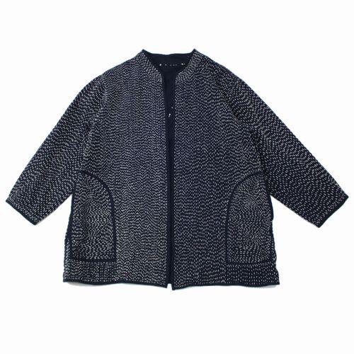 お値下げ*iroiro sashiko 刺子ジャケット iroiro イロイロ SASHIKO Long Jacket 刺し子ロングジャケット