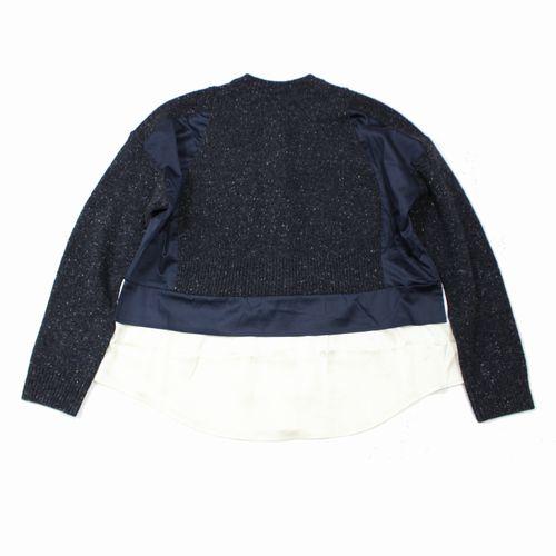 エンフォルド　レイヤードカーディガン ENFOLD エンフォルド 23AW LAYERED CARDIGAN レイヤード
