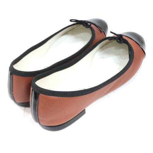 repetto 雅姫さん × レペット 2トーンコンビ フローラ 36 ブラウン