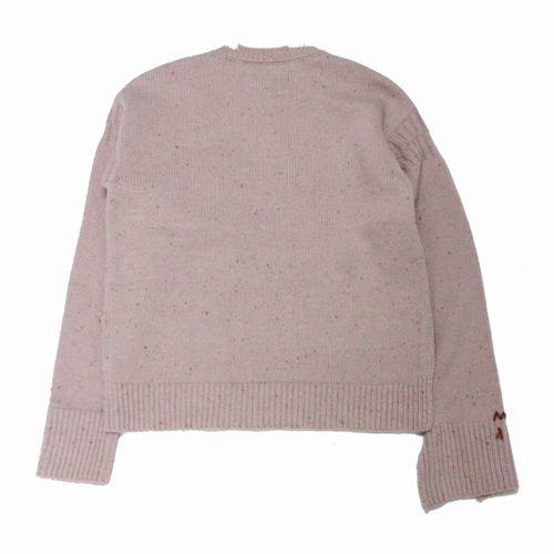 MARNI マルニ 24AW ダメージニット 40 ピンク : unstitch Yahoo!店 