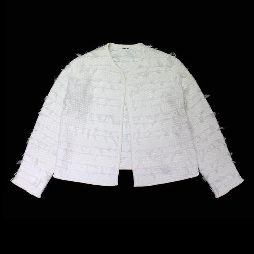 ADAWAS アダワス 24SS FRENGE TWEED JACKET フリンジツイード