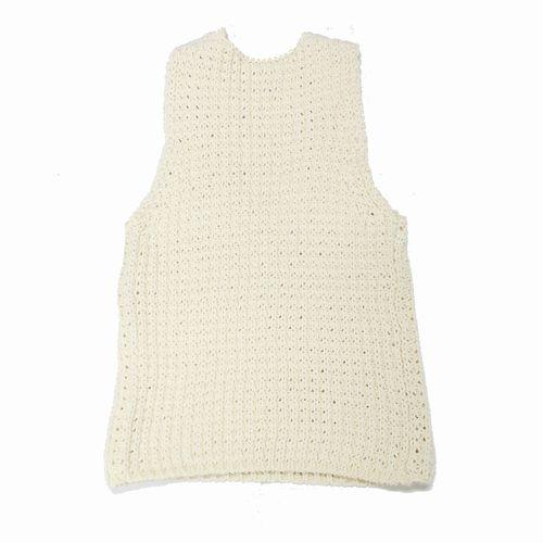 【6(ROKU)】ローゲージ ノースリーブ ニット 6 ROKUローゲージ ノースリーブ ニット 6(ROKU) ロク 25SS