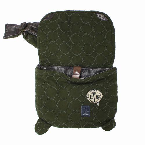 mina perhonen × ebagos tambpurine レザー ショルダーバッグ ブラウン カーキ