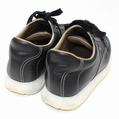 HERMES エルメス クイック スニーカー 37.5 ブラック : unstitch Yahoo