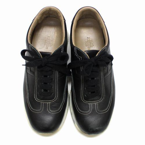 HERMES エルメス クイック スニーカー 37.5 ブラック : unstitch Yahoo