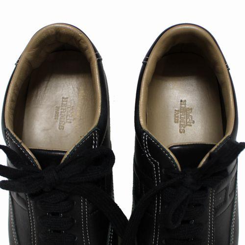 HERMES エルメス クイック スニーカー 37.5 ブラック : unstitch Yahoo