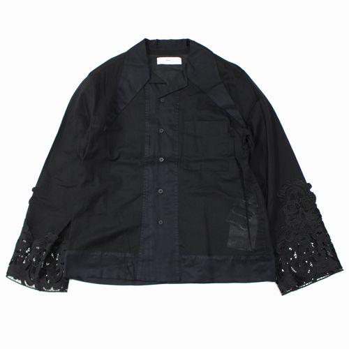 TOGA PULLA トーガ プルラ 24SS Mesh lace shirt メッシュ レース 