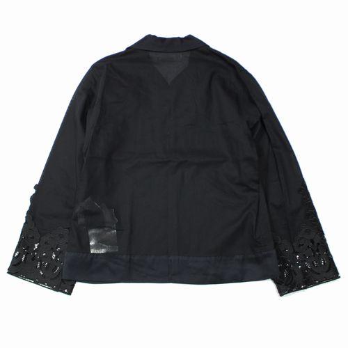 TOGA PULLA トーガ プルラ 24SS Mesh lace shirt メッシュ レース