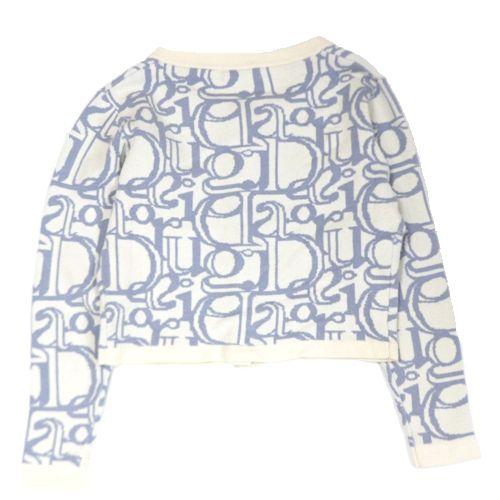 ダーリッチDarlingパターンニットカーディガン Darich ダーリッチ 22SS Darlingパターンニットカーディガン サックス
