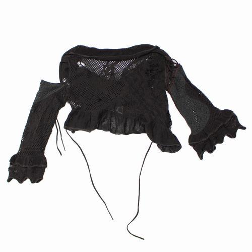 rurumu: 縷縷夢兎 ルルムウ 24SS asymmetry ruffle knit cardigan F 