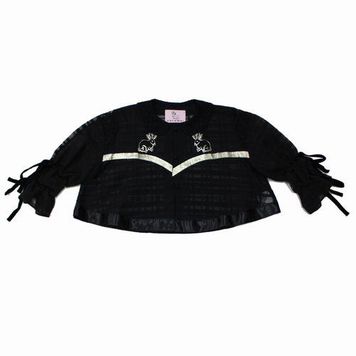 rurumu: 縷縷夢兎 ルルムウ 19SS Short Blouse ブラウス ブラック