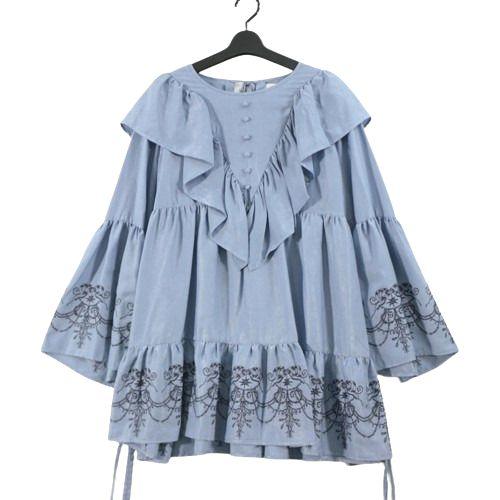rurumu: 縷縷夢兎 ルルムウ 20AW sacredness fence emb tunic