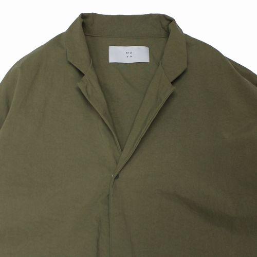 MUYA ムヤ 24AW Nylon livery coat tailored collar ナイロン リバリー