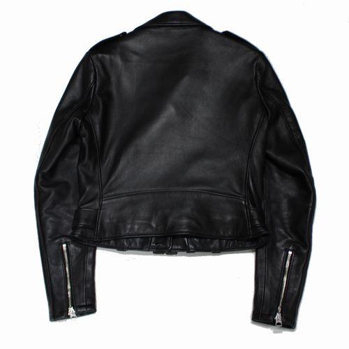 だ*ば様 極美品✨schott レザージャケット　羊革　ラムレザー ブラック　X Schott ショット 218W WOMENS LAMB ONESTAR RIDERS ラムワンスター