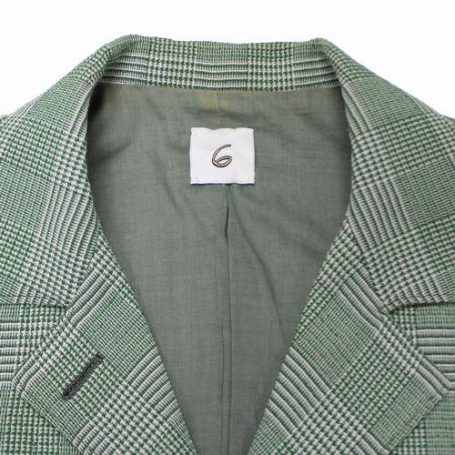 6(ROKU) ロク GLEN CHECK JACKET グレンチェックジャケット 36