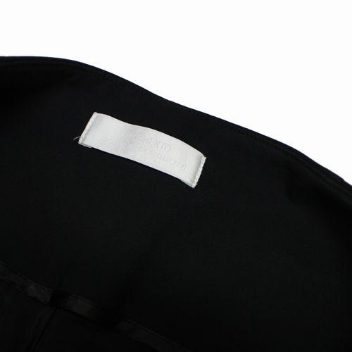 AMOMENTO アモーメント CURVED LEG PANTS カーブシルエット パンツ 0