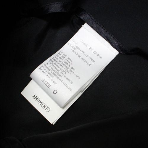 AMOMENTO アモーメント CURVED LEG PANTS カーブシルエット パンツ 0 