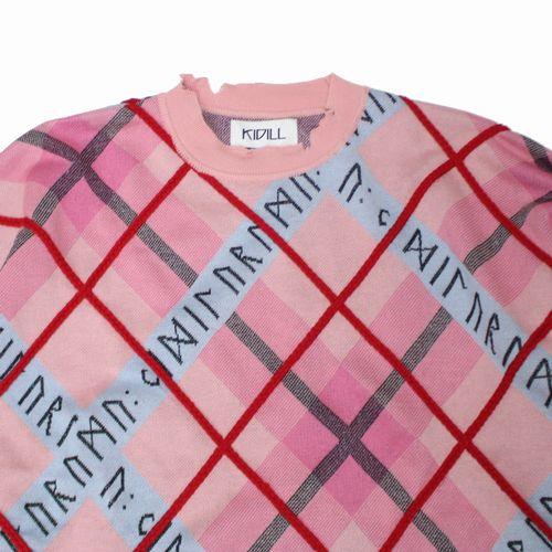 KIDILL × rurumu: キディル 縷縷夢兎 22SS Tartan Check Knit Pullover 