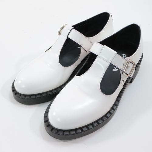 PRADA プラダ メリージェーン Tストラップ シューズ 38 1/2(約25.5cm