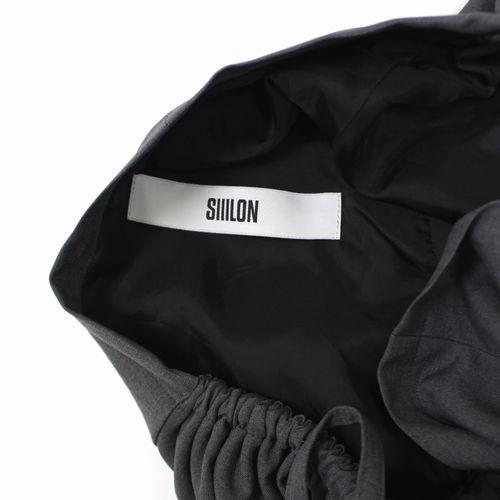 siiilon オールインワン SIIILON シーロン 24AW Peek jump suit ドレープジャンプスーツ