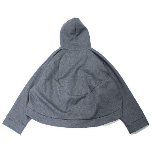 エンフォルド　ニットフーディ　グレー ENFÖLD(エンフォルド)ATHENA CROPPED HOOTED PULLOVER – MIDWEST