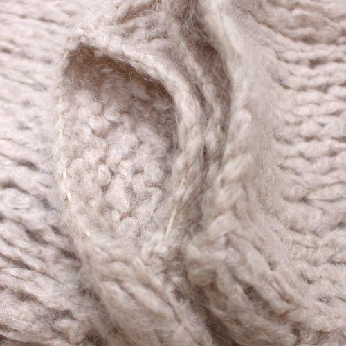 Plage プラージュ 24AW HAND KNIT ジャンボタム プルオーバー ベージュ