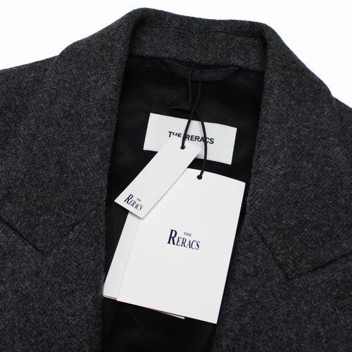 THE RERACS ザリラクス 25AW ウール チェスターコート 36 グレー