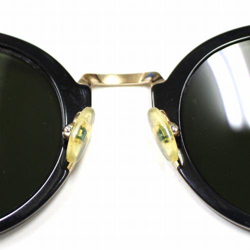 美品☆セリーヌ☆サングラス☆ブラック×ゴールド CELINE（セリーヌ） サングラス TRIOMPHE 18 セミオート ブラック