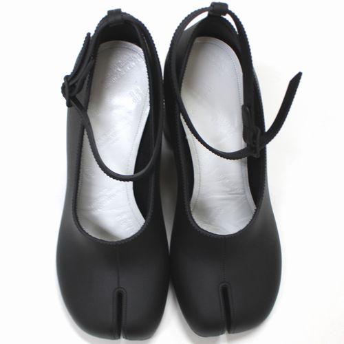 美品　メゾンマルジェラ　タビ　TABI　パンプス　黒　36　レザー Maison Margiela22 メゾン マルジェラ 22 Tabi 足袋 タビ ヒール
