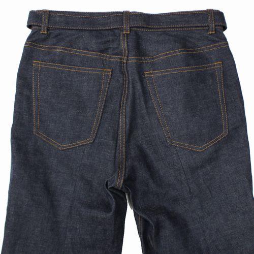 新品タグ付き sacai サカイ ベルテッドフレア デニムパンツ 24ss sacai サカイ ベルテッド フレア デニムパンツ 2 インディゴ
